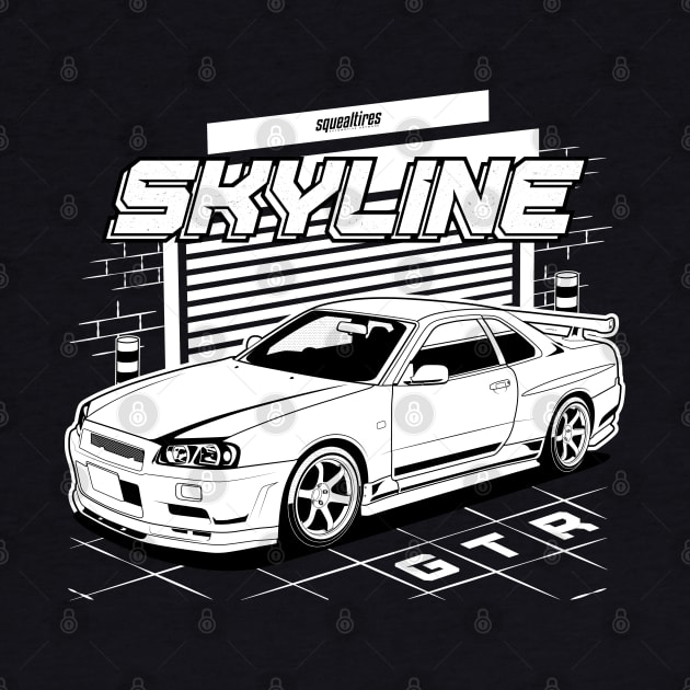 Skyline GTR R34 by squealtires